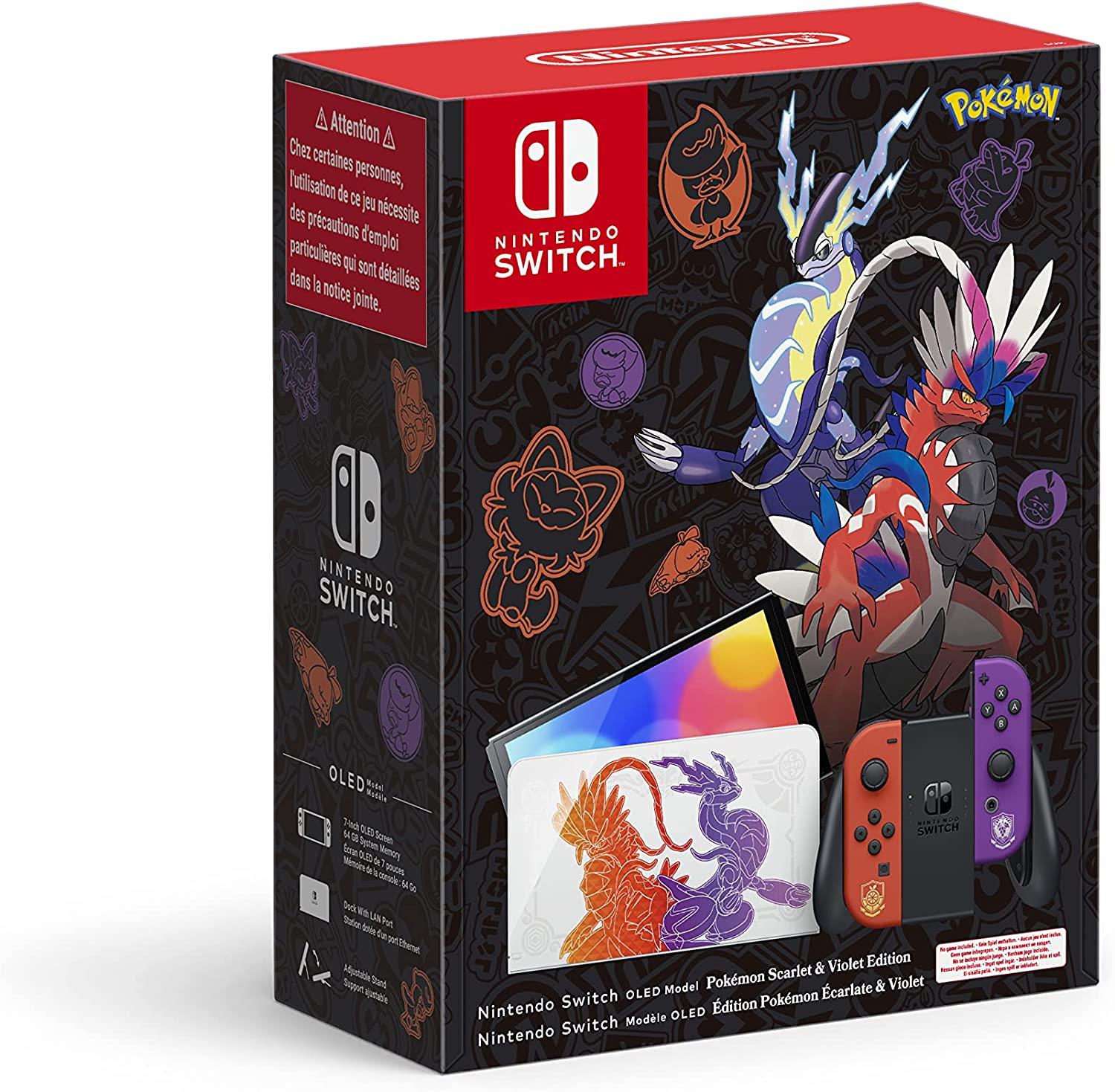 NINTENDO CONSOLE NINTENDO SWITCH OLED POKEMON SCARLET VIOLET ED EUR